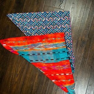 Set of 2, Wild Rags/Scarves/head Tie